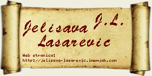 Jelisava Lašarević vizit kartica